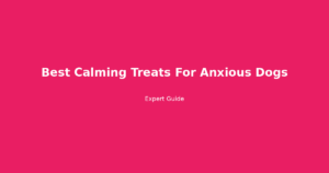 best calming treats for anxious dogs
