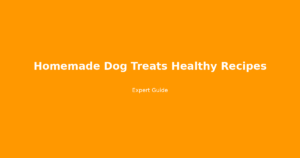 homemade dog treats healthy recipes